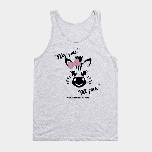 Hey You, Hi You (The Love Duet) Tank Top by Author Xavier Neal